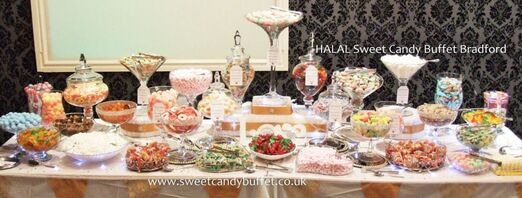 Halal, Asian, vegetarian, wedding pick and mix  sweets table hire Nottingham, Doncaster, Mansfield, Chesterfield, Sheffield, Lincoln, Derby, Worksop